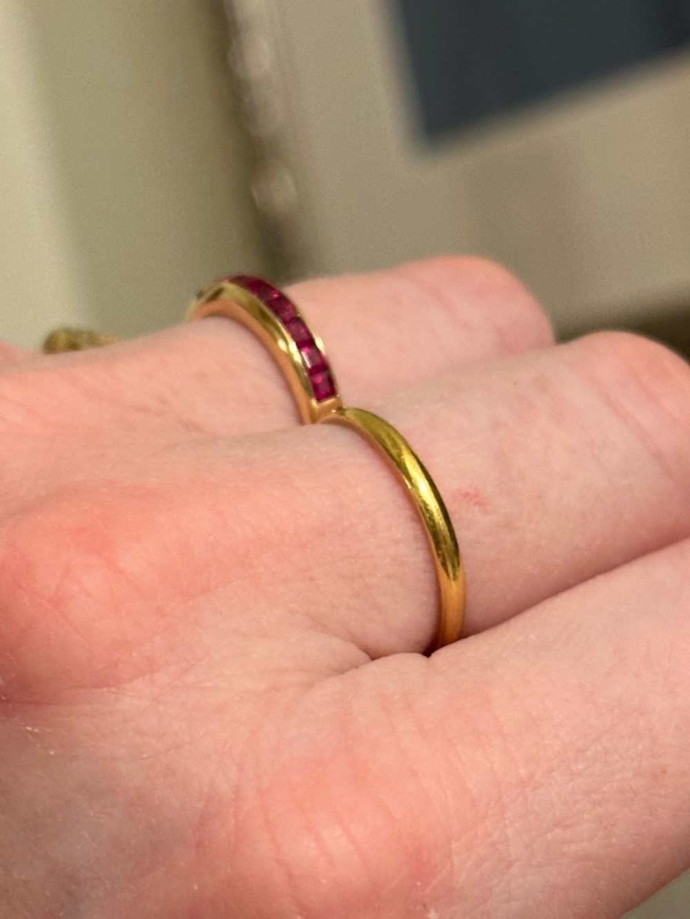 Catbird 22K Solid Gold Old World Classic Wedding Band Size 7.5 - Picture 6 of 13